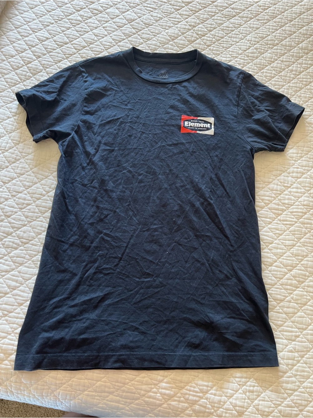 Element Mens Navy Blue T-shirt Size Small